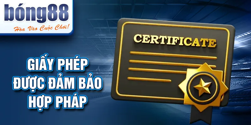 Giấy phép được đảm bảo hợp pháp Giấy phép được đảm bảo hợp pháp